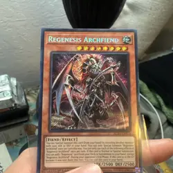 Yu-Gi-Oh! Regenesis Archfiend ALIN-EN016 Alliance Insight 1st Edition - Image 1