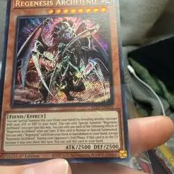 Yu-Gi-Oh! Regenesis Archfiend ALIN-EN016 Alliance Insight 1st Edition - Image 5