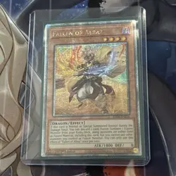 Yugioh Fallen of Albaz Quarter Century Secret Rare New Art RA04-EN034 Near Mint - Image 1