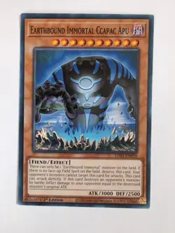 Yu-Gi-Oh Earthbound Immortal Ccapac Apu LDS3-EN039 1st Edition - Image 1
