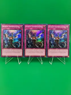 Yu-Gi-Oh! Yu-Gi-Oh! Infinite Impermanence RA01-EN075 Super Rare x3 - Image 1