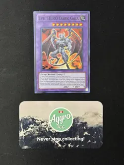 Evil HERO Dark Gaia - LCGX-EN069 Yugioh Super Rare Unlimited Near Mint NM - Image 1