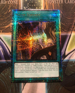 *** NADIR SERVANT *** 1ST EDITION QUARTER CENTURY SECRET RARE RA01-EN062 YUGIOH! - Image 1