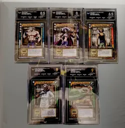 🚨One Piece ARK Graded 6.5-9 Vintage Bulk Bundle/Lot! 5 Cards/Slabs‼ - Image 1