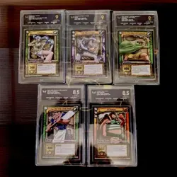 🚨One Piece ARK Graded 8.5-9 Vintage Bulk Bundle/Lot! 5 Cards/Slabs ‼ - Image 1