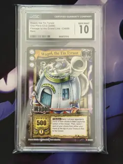 Wapol, The Tin Tyrant CH059 One Piece Passage To The Grand Line CGC 10 - Image 1