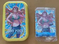 NAMI P-112 PROMO Mini-tin Set vol.2 One Piece Asia Exclusive SEALED *With TIN - Image 1