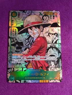 One Piece Monkey D. Luffy Manga Alt Art OP13-118 Carrying on His Will Japanese - Image 1