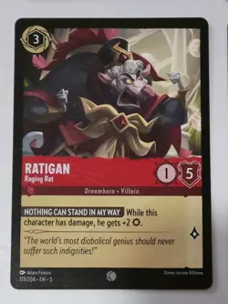 Disney Lorcana TCG - Shimmering Skies: Ratigan (113/204) - Common - Near Mint - Image 1