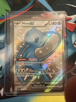 Pokemon TCG Mew EX 216/091 Paldean Fates Full Art Shiny Ultra Rare - Image 1
