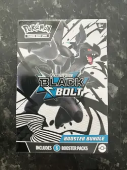 Pokemon TCG Black Bolt, And White Flare Booster Bundles Factory Sealed - Image 1