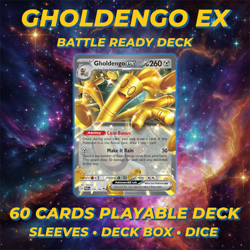 Gholdengo EX TCG Deck | Competitive Tournament Ready | Pokemon Meta Decks - Image 1