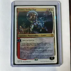 Comet, Stellar Pup MB2 Mystery Booster 2 Unfinity UNF White Border NM MTG - Image 1