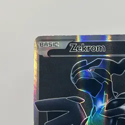 Pokemon TCG Zekrom full art Holo Ultra Rare Card 114/114 Black & White preowned - Image 2