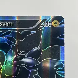 Pokemon TCG Zekrom full art Holo Ultra Rare Card 114/114 Black & White preowned - Image 3