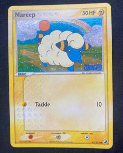 Pokemon Mareep 62/115 Ex Unseen Forces Stamped Reverse Holo (LP/MP) - Image 1