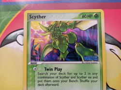 Scyther 46/115 EX Unseen Forces Stamped Reverse Holo Pokemon Card - Image 3