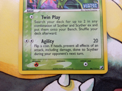 Scyther 46/115 EX Unseen Forces Stamped Reverse Holo Pokemon Card - Image 4