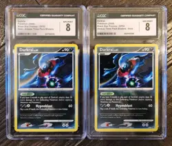 CGC 8 Darkrai 2009 Black Star Promos DP52 Holo Pokemon Card - Image 1