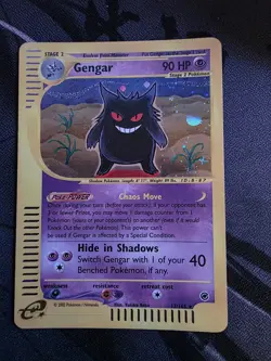 Pokemon Gengar TCG Expedition Base Set Reverse Holo Card 013/165 - Image 1
