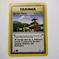 Sprout Tower 97/111 1st Edition Uncommon Neo Genesis Pokemon Card NM - Image 1