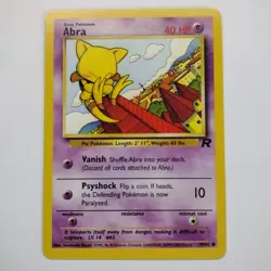 Abra Team Rocket Unlimited 49/82 Pokemon Card LP - Image 1