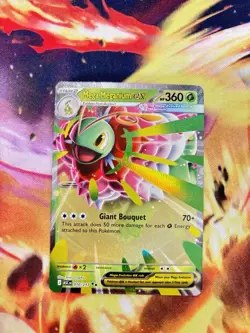 Ascended Heroes Mega Meganium Ex #010/217 Double Rare Pokemon Card NM Near Mint - Image 1