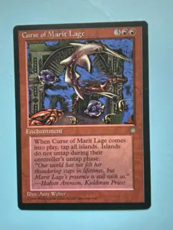 MTG Curse of Marit Lage Ice Age Rare Card Magic the Gathering NM - Image 2