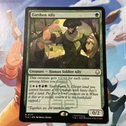 MTG Magic the Gathering Earthen Ally (177/447) Avatar The Last Airbender Regular - Image 1
