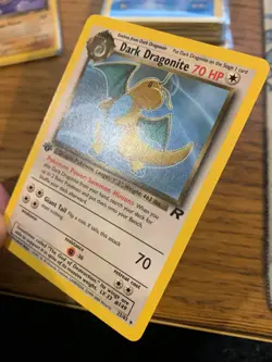 NM! 1st Edition Dark Dragonite (22/82) Team Rocket Set Rare Pokemon Card! - Image 4