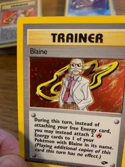 Blaine Trainer (17/132) Holo Gym Challenge Set Pokemon Card! FREE P&P! - Image 4
