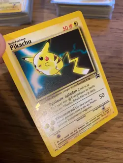 NM! Dutch Pikachu No.4 World Collection 2000 Black Star Promo Pokemon Card! - Image 3