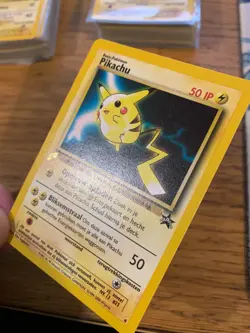 NM! Dutch Pikachu No.4 World Collection 2000 Black Star Promo Pokemon Card! - Image 4