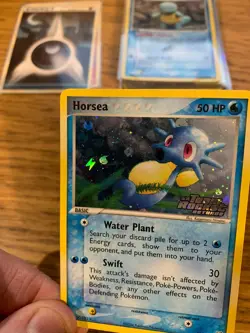 N/MINT! Horsea (58/109) EX Team Rocket Returns Reverse Holo Pokemon Card! - Image 3