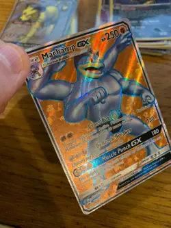 MINT! Machamp GX (135/147) Burning Shadows Full Art Ultra Rare Pokemon Card! - Image 3
