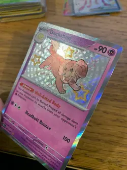 NM! Dachsbun (161/091) Paldean Fates Baby Shiny Rare Pokemon Card! FREE P&P! - Image 4