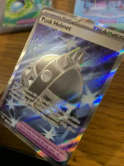 NM! Punk Helmet (121/094) Phantasmal Flames Full Art Rare Pokemon Card! - Image 4