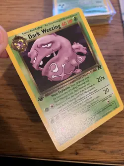NM! 1st Edition Dark Weezing (31/82) Team Rocket Set Rare Pokemon Card! - Image 3