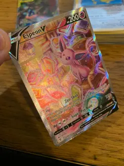 NM! Espeon V (180/203) Evolving Skies Full Art Alternate Art Rare Pokemon Card! - Image 3