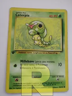 Caterpie ® Set Base 45/102 ® Comune ® Pokemon ® 1ª EDIZIONE Italiano ® Good - Image 1