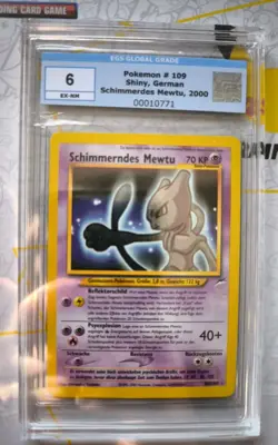 Pokemon Schimmerndes Mewtu Neo Destiny 6 PSA EGS DEUTSCH Shining Mewtwo 109/105 - Image 2
