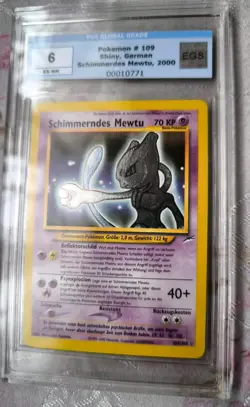 Pokemon Schimmerndes Mewtu Neo Destiny 6 PSA EGS DEUTSCH Shining Mewtwo 109/105 - Image 3
