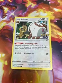 Bibarel 060/078 Pokemon GO Regular NM-Mint Pokemon TCG - Image 1