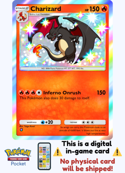 Pokemon TCG Pocket - Charizard Shiny⭐ - English - Image 1