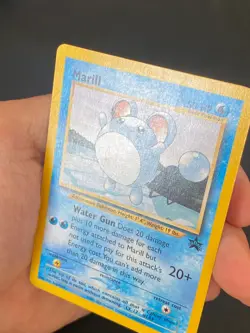 ENGLISH POKEMON MARILL 29 PROMO BLACK STAR WIZARDS - VG - Image 2
