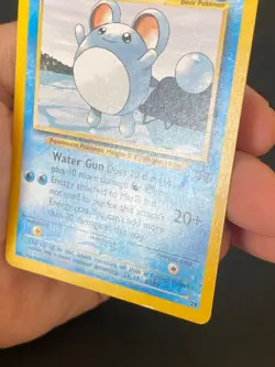 ENGLISH POKEMON MARILL 29 PROMO BLACK STAR WIZARDS - VG - Image 3