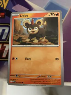 Litleo - 023/132 Mega Evolutions Common Pokemon Card - Image 1