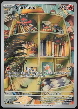 Carte Pokemon Flamiaou 167/162 Forces Temporelles Francais - Image 1