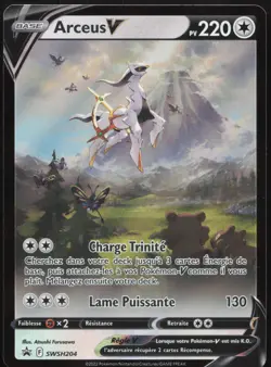 Carte Pokemon Arceus-V SWSH204 Promo SWSH Francais - Image 1