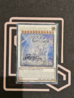 YUGIOH Ultra Rare Blue-Eyes Ultimate Spirit Dragon SDWD-EN043 1st Edition - Image 1